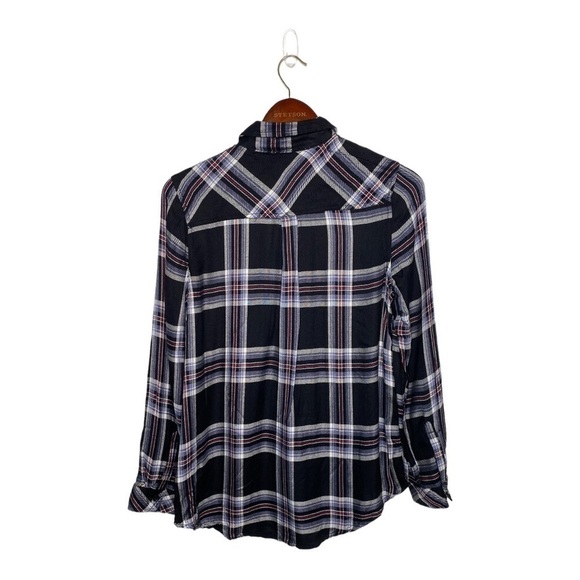 Beachlunchlounge plaid button down SMALL NWT - Picture 2 of 5